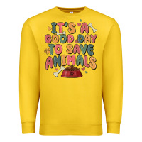 Lemon it's a good day to save animals Premium Sweatshirt - MaliasSmallBusiness