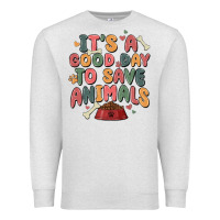 Oatmeal Heather it's a good day to save animals Premium Sweatshirt - MaliasSmallBusiness