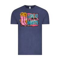 Vintage Denim life is better in boots Vintage Tee - Zillion Design Studio