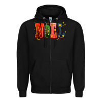 Black noel Zipper Hoodie - AdoDesignShop