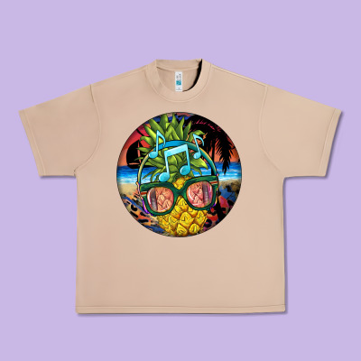 Pineapple Relaxing Urban Heavy Tee Designed By Barkaloodesign