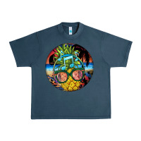 Midnight Navy pineapple relaxing Urban Heavy Tee - BarkalooDesign