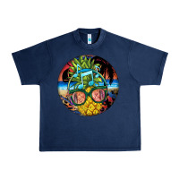 Navy pineapple relaxing Urban Heavy Tee - BarkalooDesign