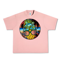 Salmon pineapple relaxing Urban Heavy Tee - BarkalooDesign