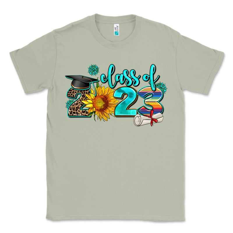 Western Sunflower Class Of 2023 Classic Tee by AdoDesignShop | Teevron