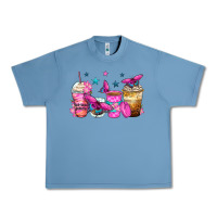 Pebble Blue antisocial butterfly coffee cups Urban Heavy Tee - Zillion Design Studio