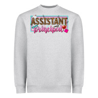 Heather Grey assistant principal Heavyweight Sweatshirt - texasbilliewilder