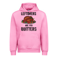 Fuchsia Pink Leftovers Are For Quitters Urban Hoodie - Bettercallsaul