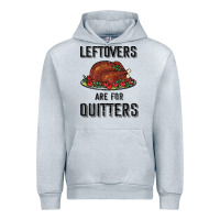Heather Grey Leftovers Are For Quitters Urban Hoodie - Bettercallsaul