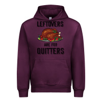Mauve Wine Leftovers Are For Quitters Urban Hoodie - Bettercallsaul
