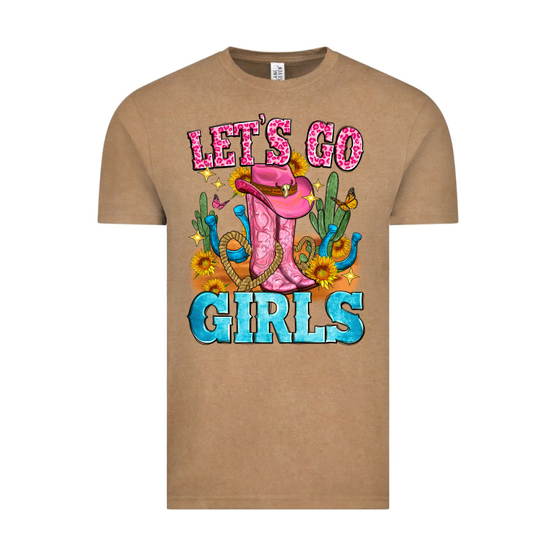 Let's Go Girls Vintage Tee by Zillion Design Studio | Teevron