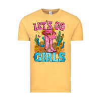 Vintage Mustard let's go girls Vintage Tee - Zillion Design Studio