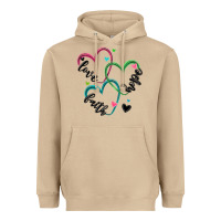 Mushroom faith hope love Heavyweight Hoodie - MaliasSmallBusiness