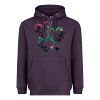 Plum faith hope love Heavyweight Hoodie - MaliasSmallBusiness