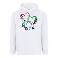 White faith hope love Heavyweight Hoodie - MaliasSmallBusiness