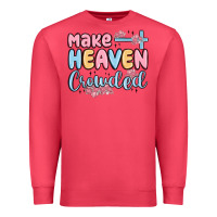 Cardinal make heaven crowded Premium Sweatshirt - MaliasSmallBusiness