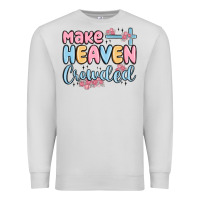 Dove Grey make heaven crowded Premium Sweatshirt - MaliasSmallBusiness