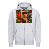 Heather Grey noel mistletoe Christmas Zipper Hoodie - AdoDesignShop