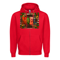 Red noel mistletoe Christmas Zipper Hoodie - AdoDesignShop