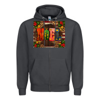 Smoke noel mistletoe Christmas Zipper Hoodie - AdoDesignShop