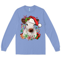 Colony Blue christmas heifer Long Sleeve Tee - JahusDesignShop