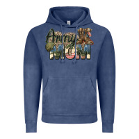Vintage Denim army mom Vintage Hoodie - Zillion Design Studio