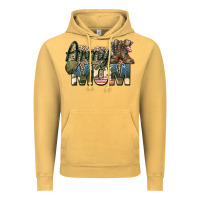 Vintage Mustard army mom Vintage Hoodie - Zillion Design Studio
