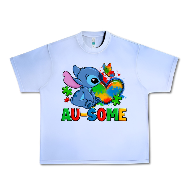 Ausome Stitch Autism Urban Heavy Tee by Zillion Design Studio | Teevron