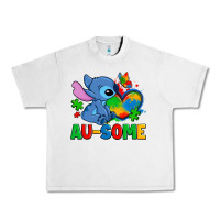 Lunar Rock ausome stitch autism Urban Heavy Tee - Zillion Design Studio