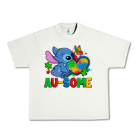 Pistachio ausome stitch autism Urban Heavy Tee - Zillion Design Studio