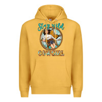 Mustard Western Stay Wild Cowgirl Premium Hoodie - BundleAndBundleShop