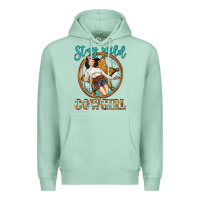 Seafoam Western Stay Wild Cowgirl Premium Hoodie - BundleAndBundleShop