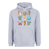 Heather Grey easter elementary Heavyweight Hoodie - MaliasSmallBusiness