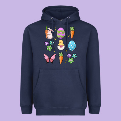 Easter Elementary Heavyweight Hoodie Designed By Maliassmallbusiness