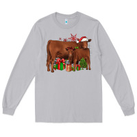 Moon Dust Christmas Gelbvieh Long Sleeve Tee - JahusDesignShop
