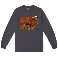 Smoke Christmas Gelbvieh Long Sleeve Tee - JahusDesignShop