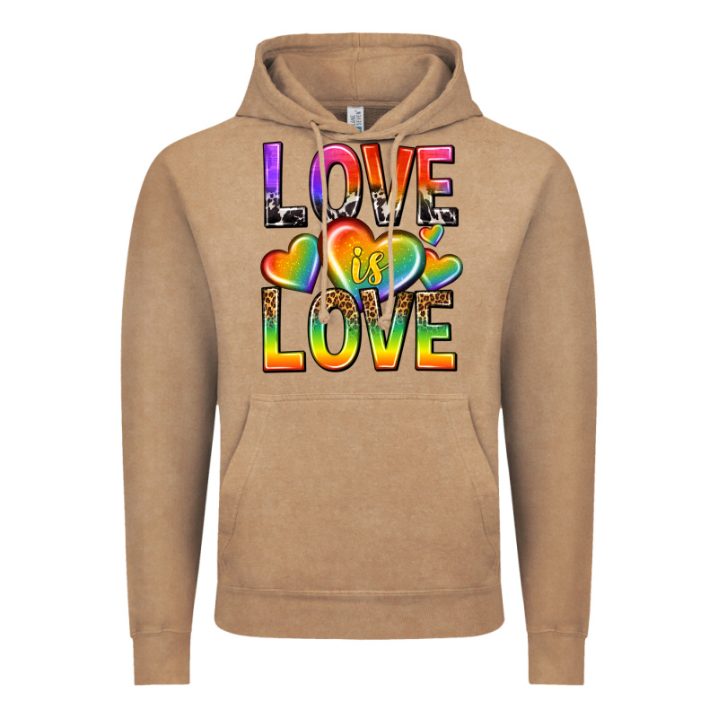 Love Is Love With Hearts Vintage Hoodie by texasbilliewilder | Teevron