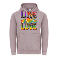 Vintage Zinc love is love with hearts Vintage Hoodie - texasbilliewilder
