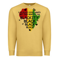 Antique Gold black black blackity Premium Sweatshirt - MaliasSmallBusiness