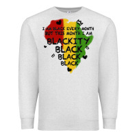 Oatmeal Heather black black blackity Premium Sweatshirt - MaliasSmallBusiness
