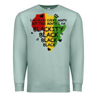 Seafoam black black blackity Premium Sweatshirt - MaliasSmallBusiness