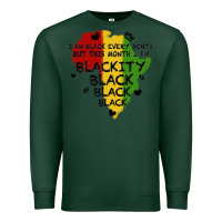 Sports Green black black blackity Premium Sweatshirt - MaliasSmallBusiness