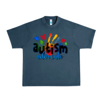Midnight Navy autism advocate Urban Heavy Tee - Zillion Design Studio