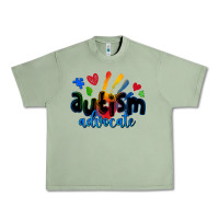 Oil Green autism advocate Urban Heavy Tee - Zillion Design Studio