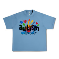 Pebble Blue autism advocate Urban Heavy Tee - Zillion Design Studio