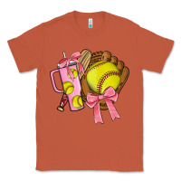 Copper softball coquette bow Classic Tee - JahusDesignShop