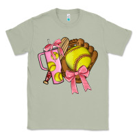 Matcha softball coquette bow Classic Tee - JahusDesignShop