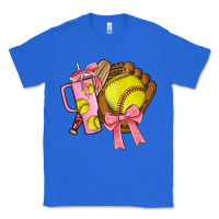 True Royal softball coquette bow Classic Tee - JahusDesignShop