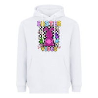 White easter vibes peep faux sequin Heavyweight Hoodie - MaliasSmallBusiness