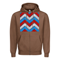 Chestnut Glitter 4th of July Seamless Pattern Zipper Hoodie - BundleAndBundleShop